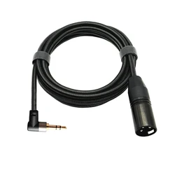 Premium 3.5mm to Mini XLR Audio Adapter Cable - 3m (90 degrees 3.5)