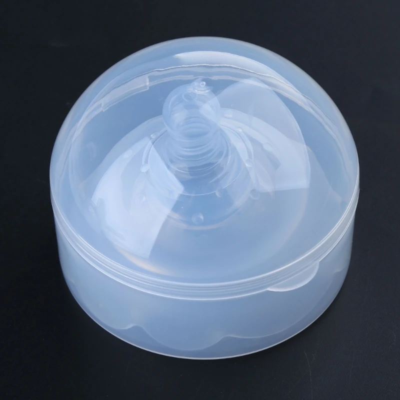 Double Layer Silicone Nipple Protector Breastfeeding Mother Breast for Protection Pad Shield Cover 4
