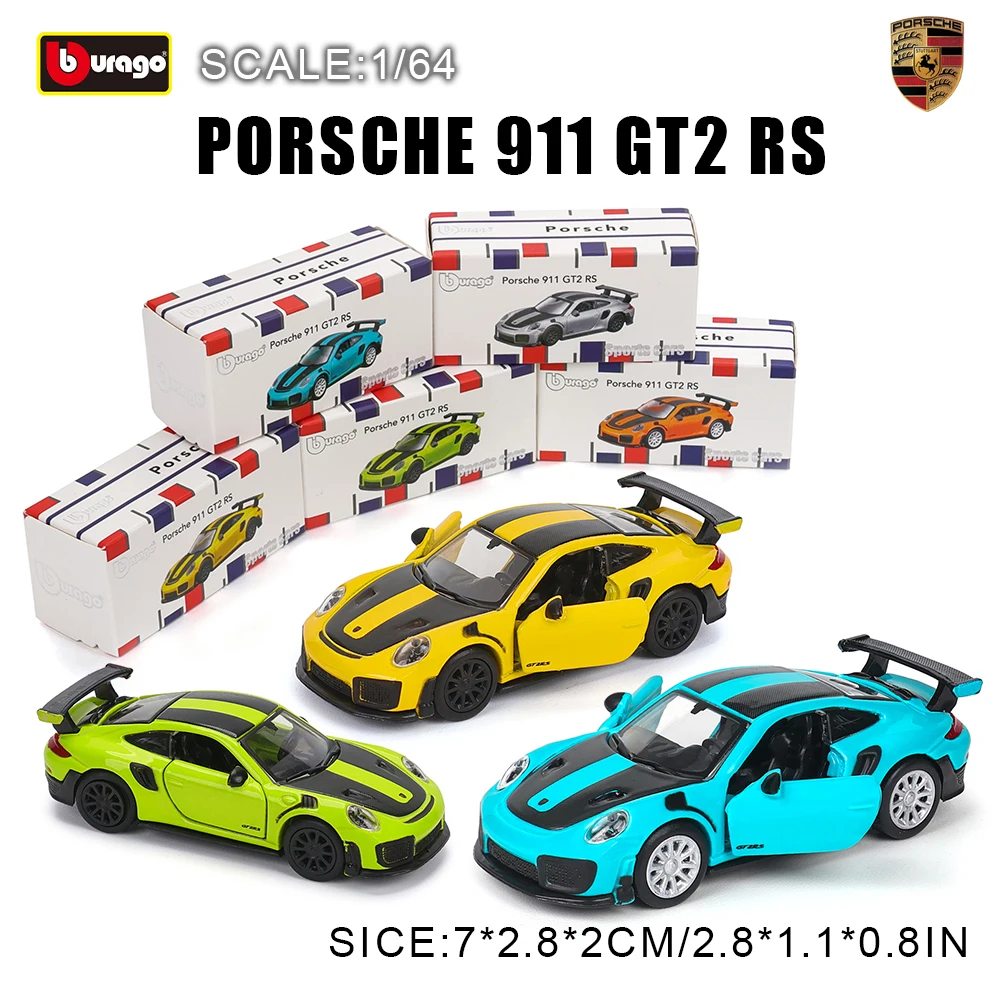 Burago ポルシェ911turbo BURAGO 102 Scale 1/24 | PORSCHE 911 TURBO BLACK