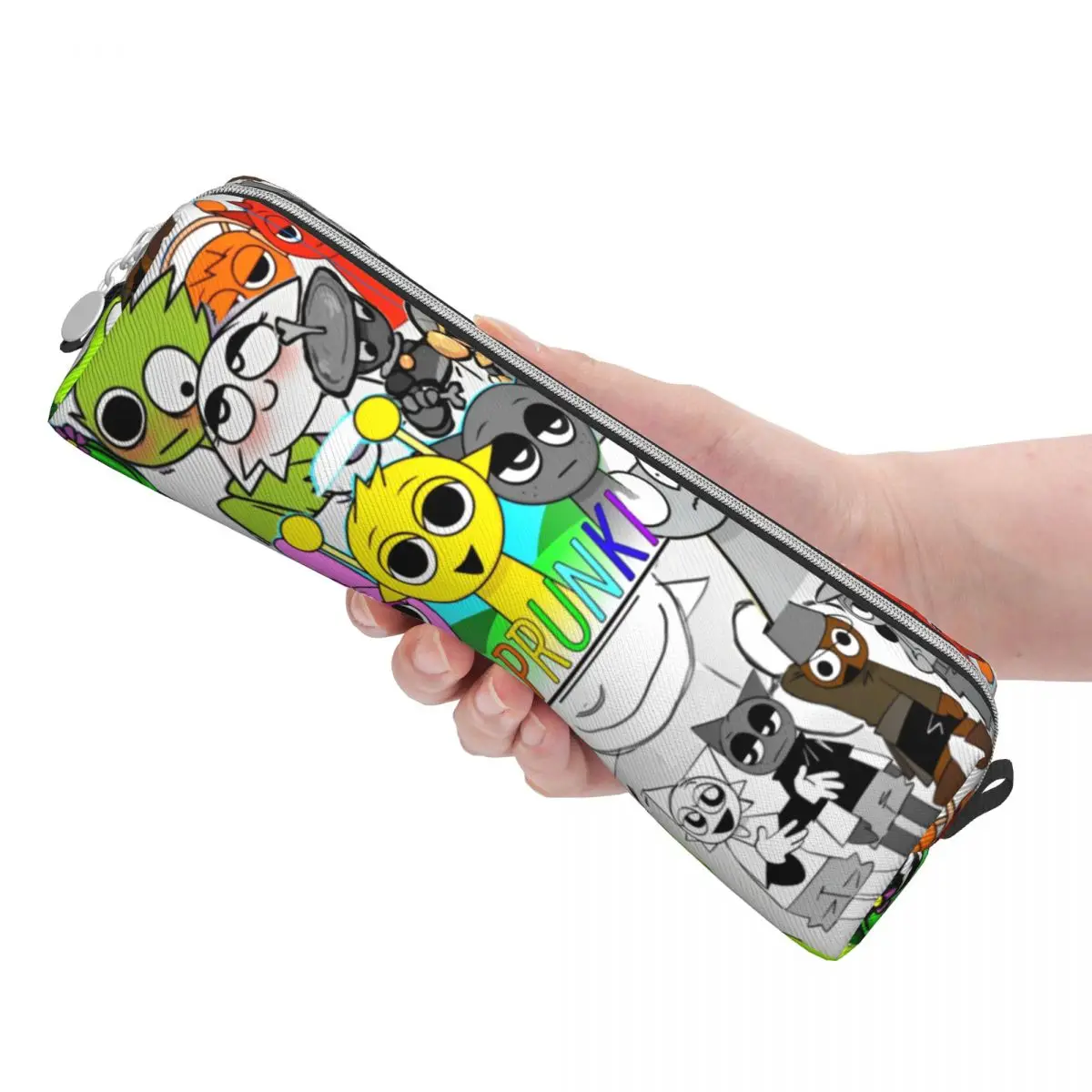 Fashion Sprunki Incredibox Game Pencil Cases Pencil Pouch Pen Box for Student Big Capacity Bag School Supplies Gift Stationery