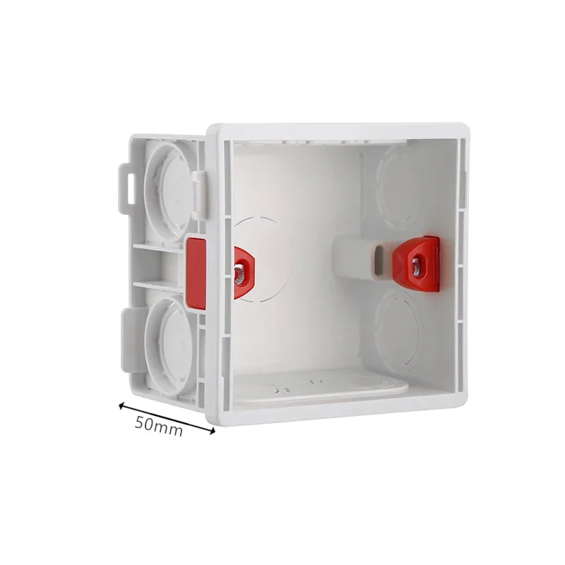 86 type British Standard electrical adjustable mounting box cassette switch socket junction box concealed internal mounting