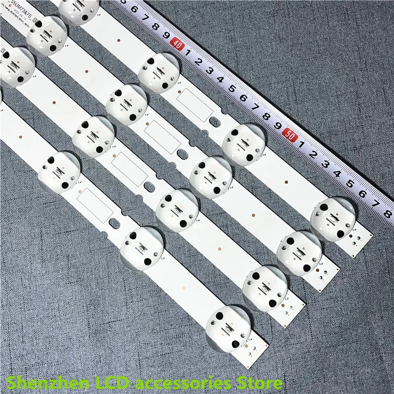 LED Strips(4) For LG 55UM7600PTA 55UM7660PLA 55UM7450PLA 55UM7400PLB 55UM7300AUE 55UM7650PSB 55UM7470PSA 55UM7520PSB 55UM7300PUA 6