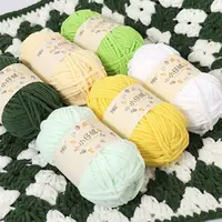 5pcs Chenille Wool Yarn 250g Soft Ice Strip Thread Thick Crochet Yarn for DIY Scarf Sweater Dolls Crafts Handmade Knitting Line 1