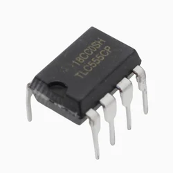 10 - Pack TLC555CP Precision Timer Chip - CMOS DIP - 8 - TLC555CP