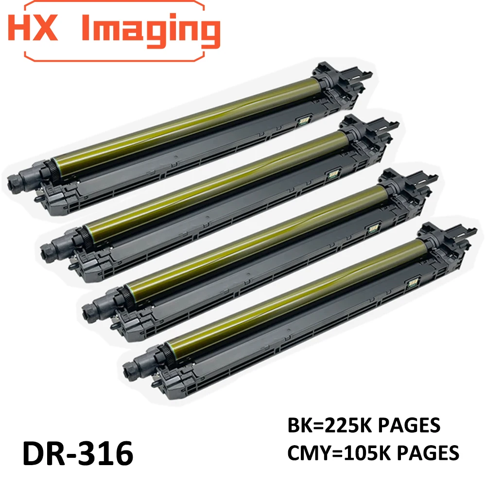 

HX Image DR316 DR-316K черный барабанный блок для KONICA MINOLTA Bizhub C250i C300i C360i AAV70RD AAV70TD 225K страниц DV315K