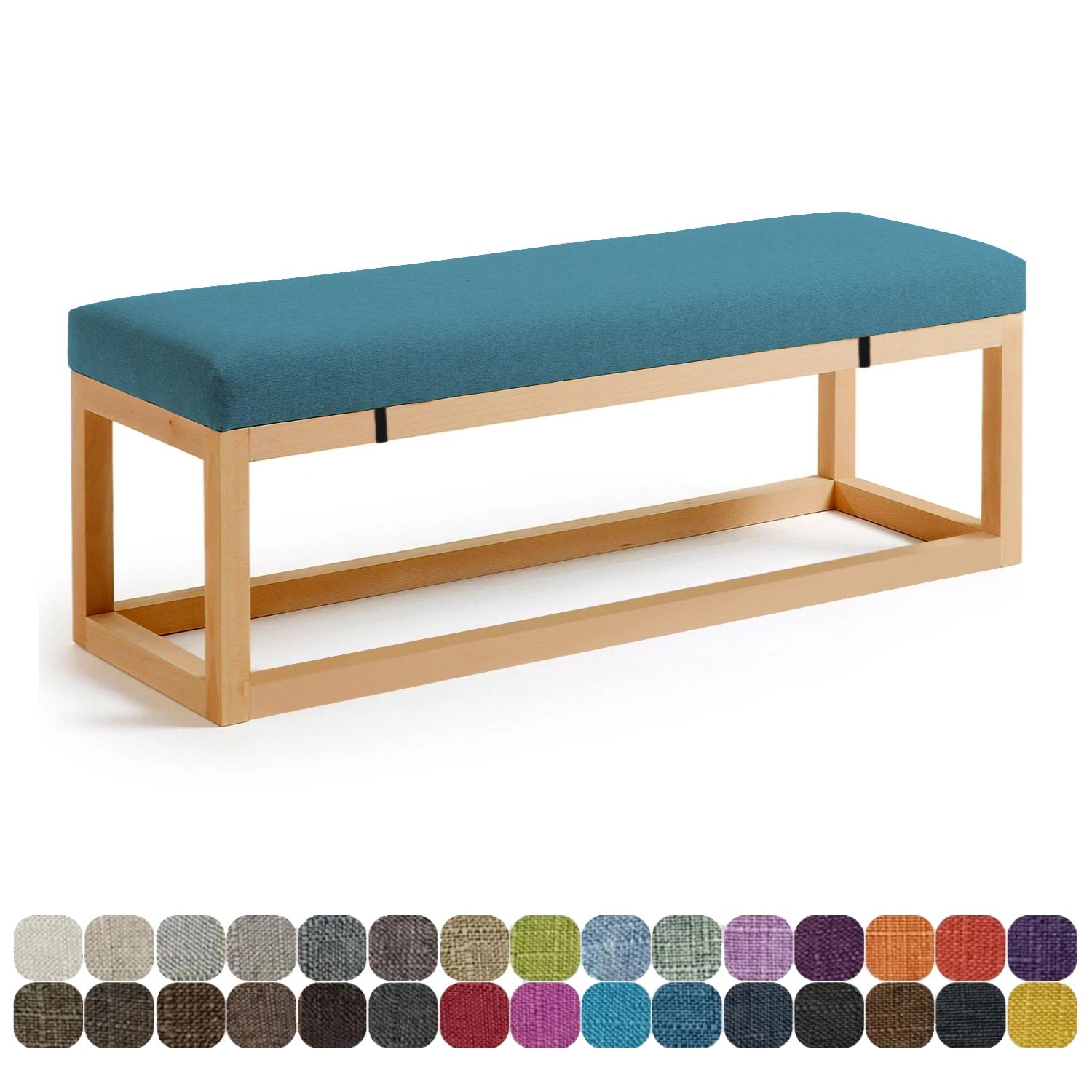 두꺼운 목재 의자 패드, 벤치 쿠션 장식 쿠션, 정원 라운저 및 베이 윈도우 패드용 맞춤형 사이즈 목재 의자 좌석, 5cm 