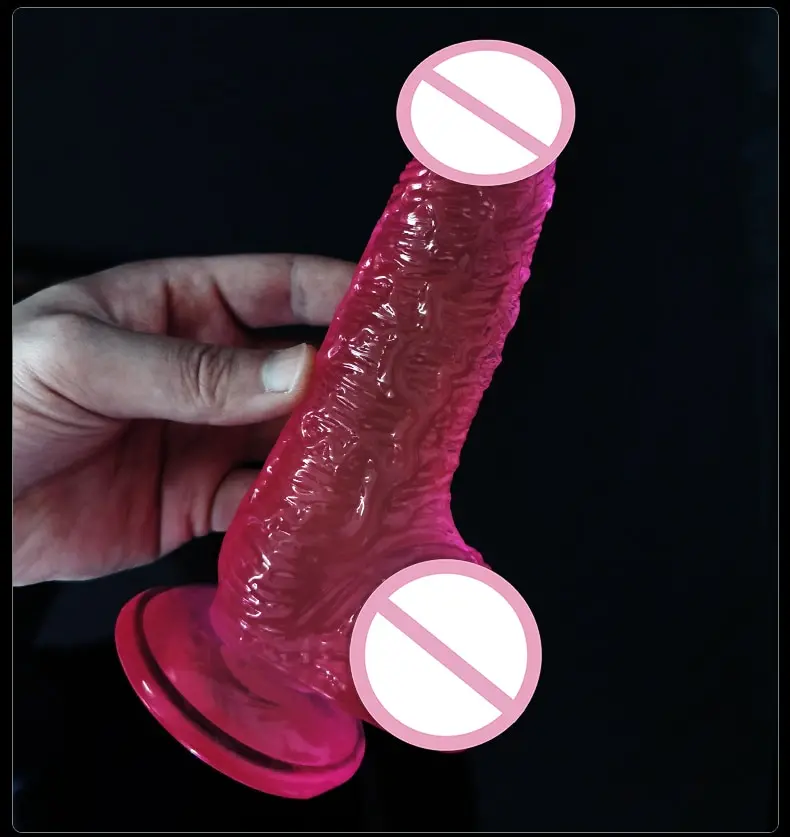 Realistic Dildo Masturbator Anal Toys For Women Crystal Suction Cup Penis Female G-Spot Erotic for Adults 18