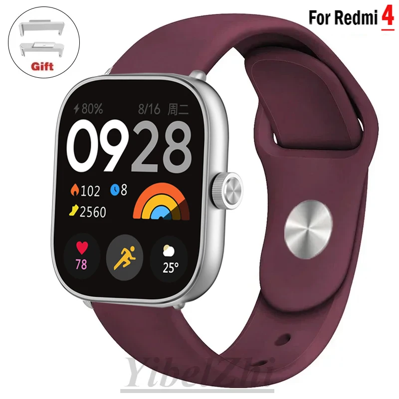 Soft Silicone Sport Bracelet Strap for Smartwatch Wristband Accessories