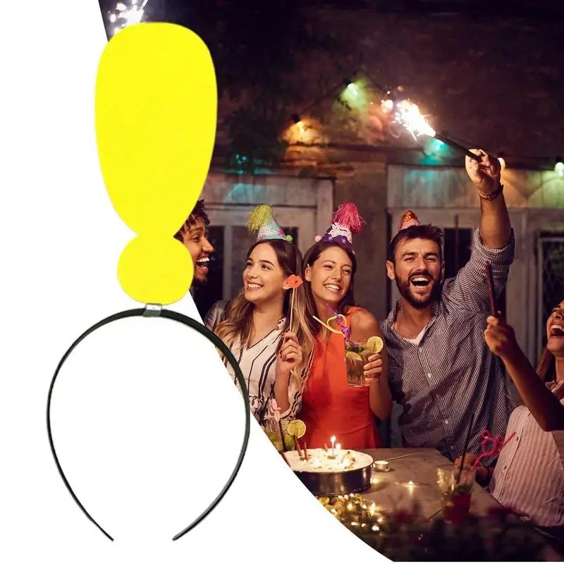 Arrowhead Headband Funny Arrowhead Hairband Elastic Novelty Hair Accessories Game Headpiece for Photo Booth Props Party Supplies