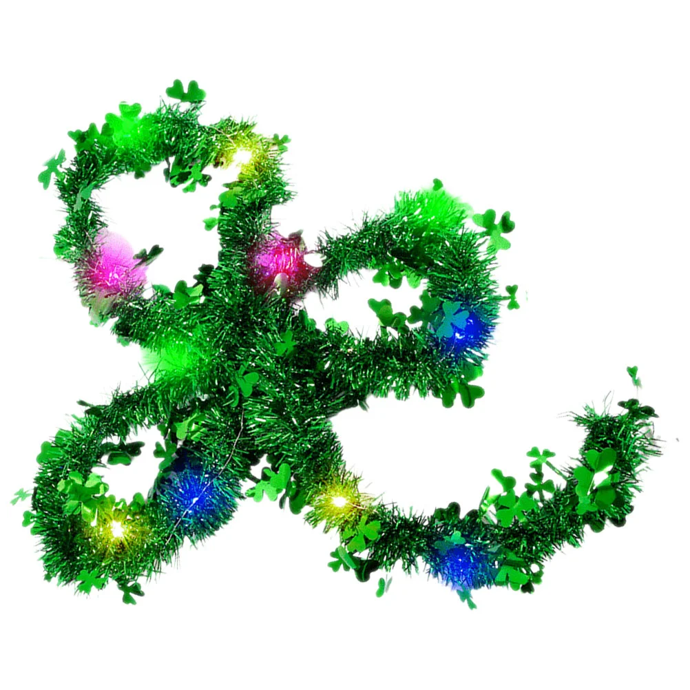 

Lantern Tops Saint Patricks Day Decor Party Garland Hanging Ornaments Patrick's Festival Decorations Plastic Tinsel Garlands