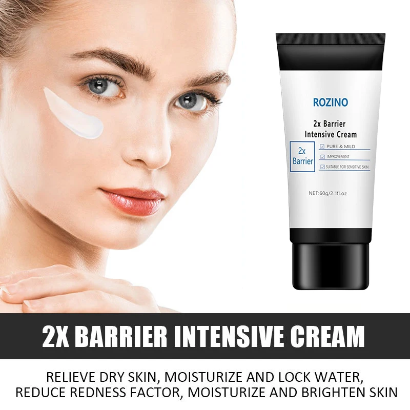 

Centella Asiatica 2x Barrier Intensive Cream Repair Barrier Moisturizer Facial Cream Pores Shrinking Soothing Redness Cosmetics