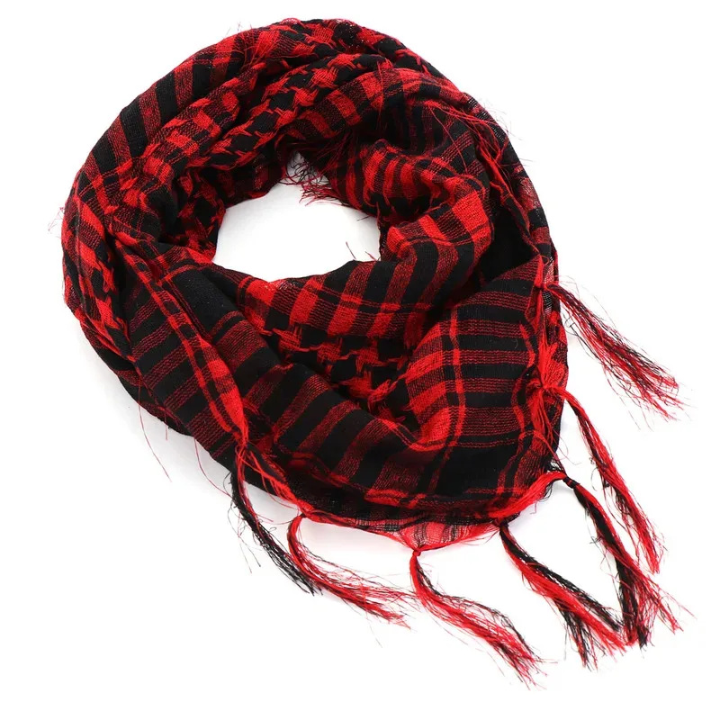 1/2/4pcs Summer Women Tactical Arab Scarf Men Fashion Lightweight Hijab Scarf Spring Army Plaid Head Scarf Keep Warm Hot Sale