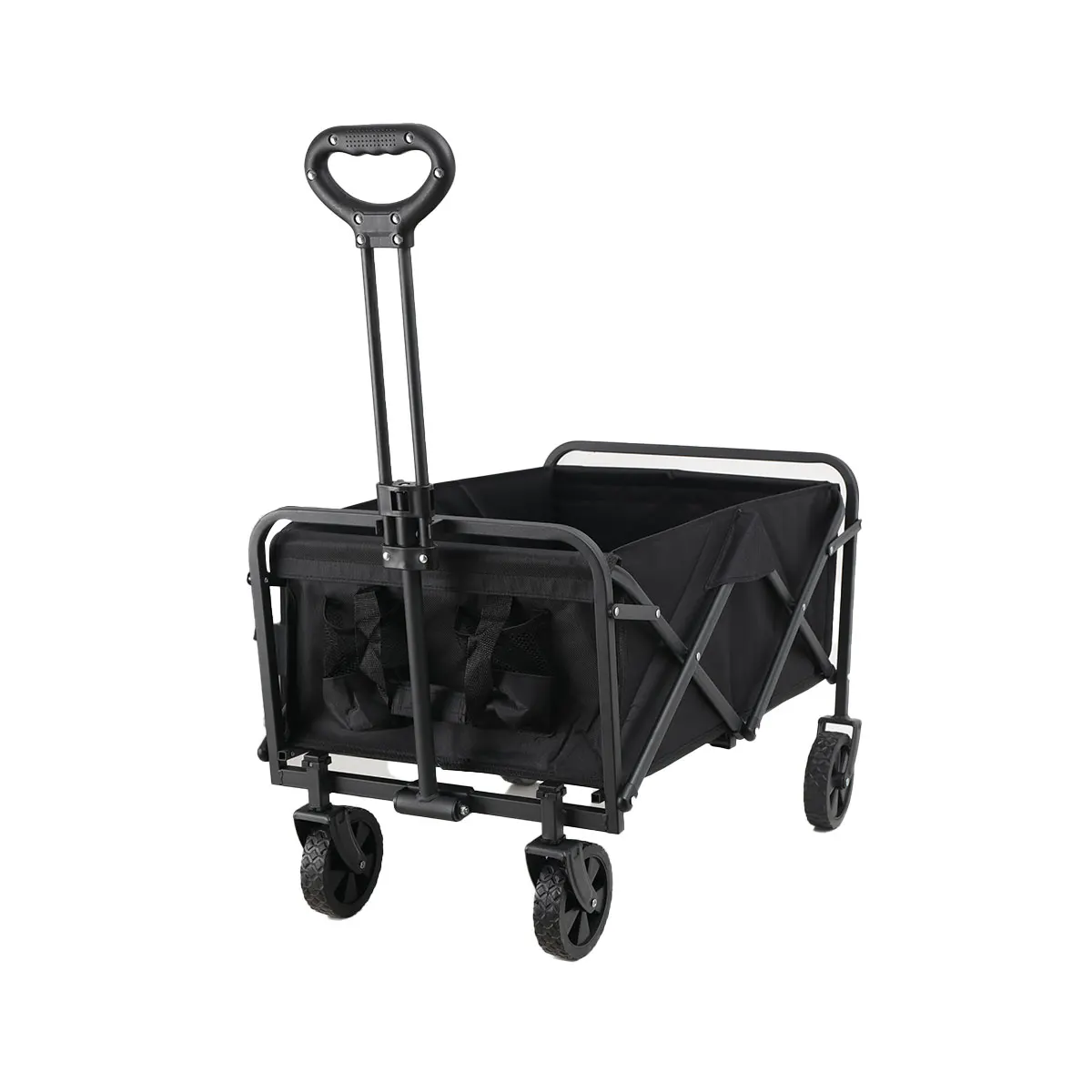 Zusammenklappbarer, zusammenklappbarer Mehrzweck-Strandwagen, robuster, zusammenklappbarer Wagen mit großer Kapazität, Outdoor-Trolley, tragbarer Campingwagen-Tisch – Detail 21