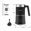 BioloMix 5-in-1 Automatic Hot/Cold Foam and Hot Chocolate Maker,Detachable Milk Frother and Steamer,Dishwasher Safe 6