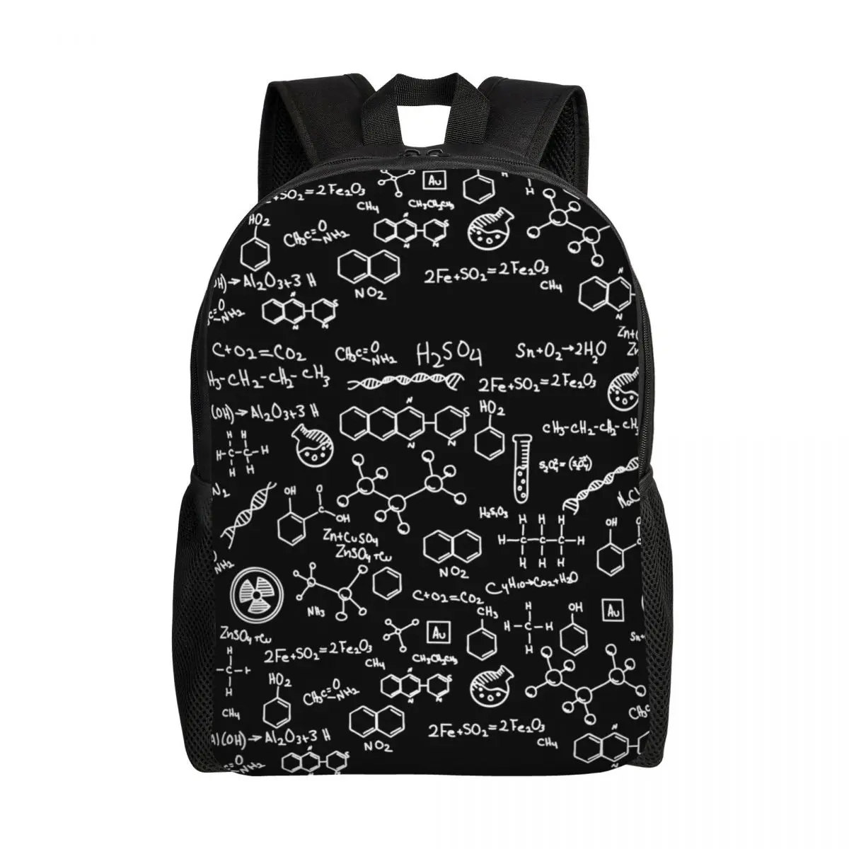 

Science Chemistry Pattern Backpack for Women Men Water Resistant College School Chemical Lab Tech Bag Printing Bookbag