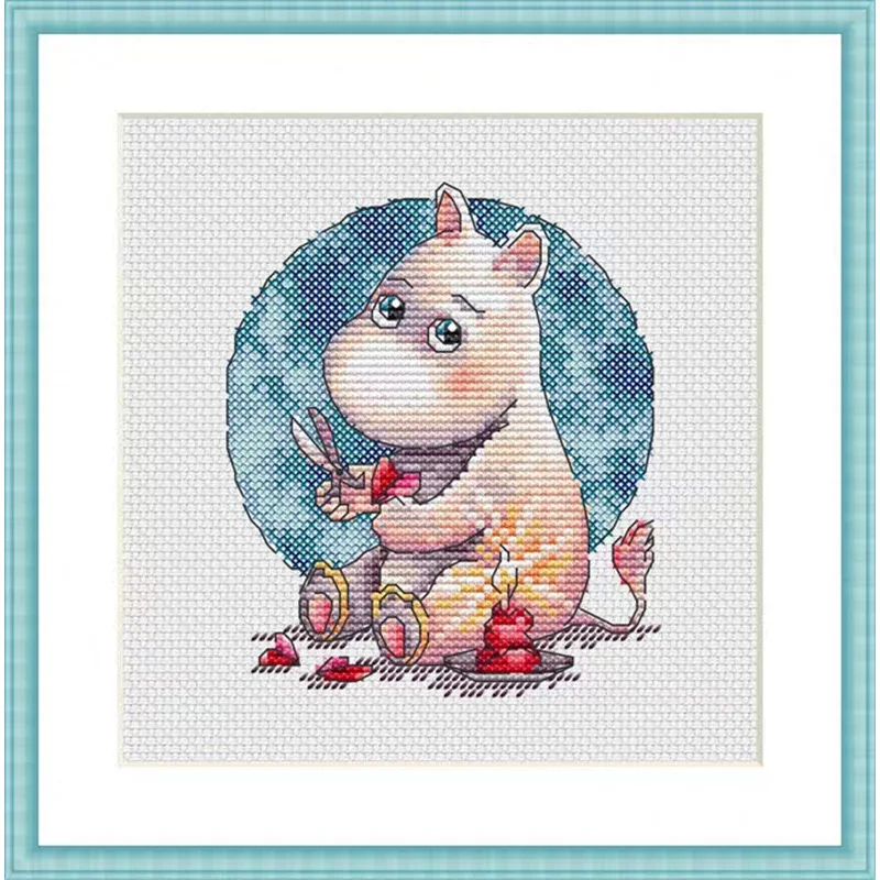 ZZ1771 DIY Homefun Cross Stitch Kit Packages Counted Cross-Stitching Kits New Pattern NOT PRINTED Cross stich Painting Set cross stitch kits