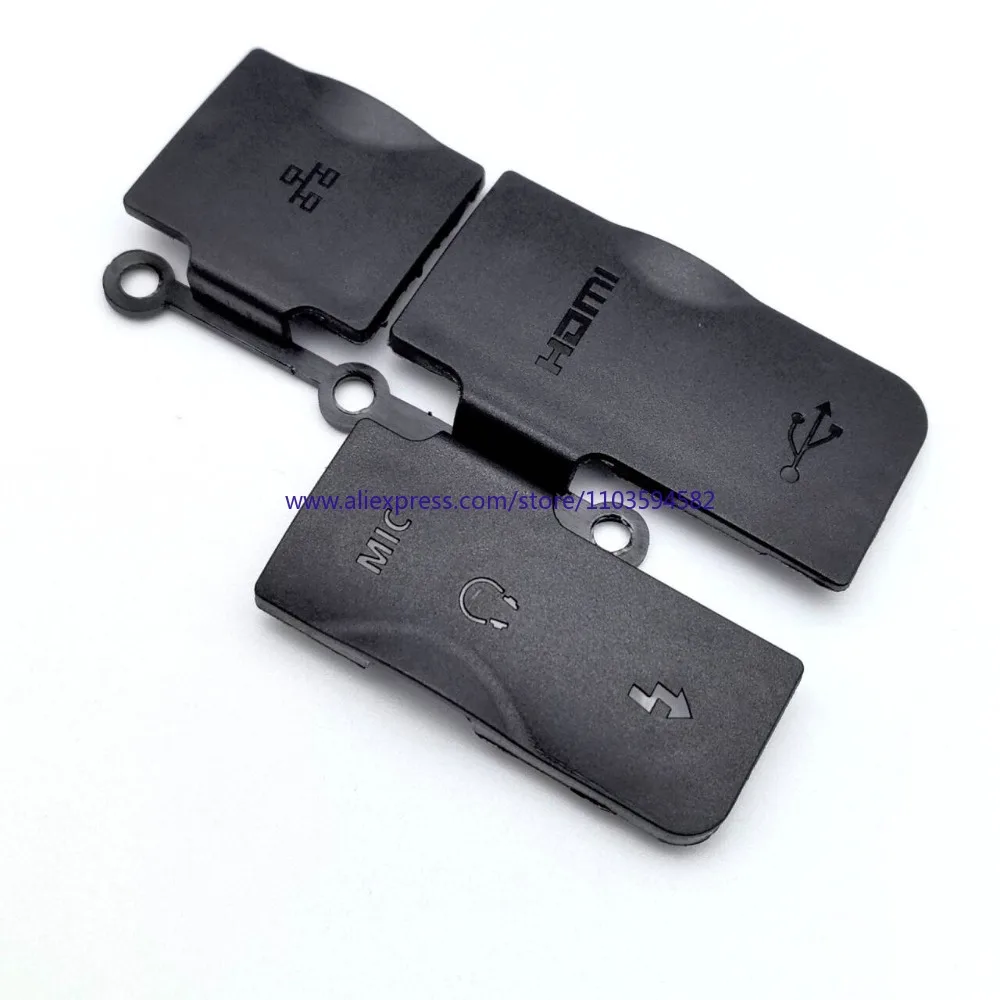 Expansion port interface USB Lid Door HDMI-compatible MIC Cap Cover Rubber For Canon EOS 1DXII 1DX2 1DX Mark II Repair Part