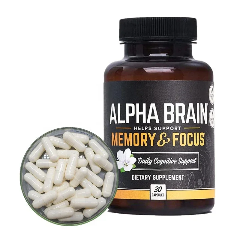 Cápsula inteligente Alfa GPC, suplemento para promover el cerebro, suplemento dietético para el cuidado de la salud, Envío Gratis