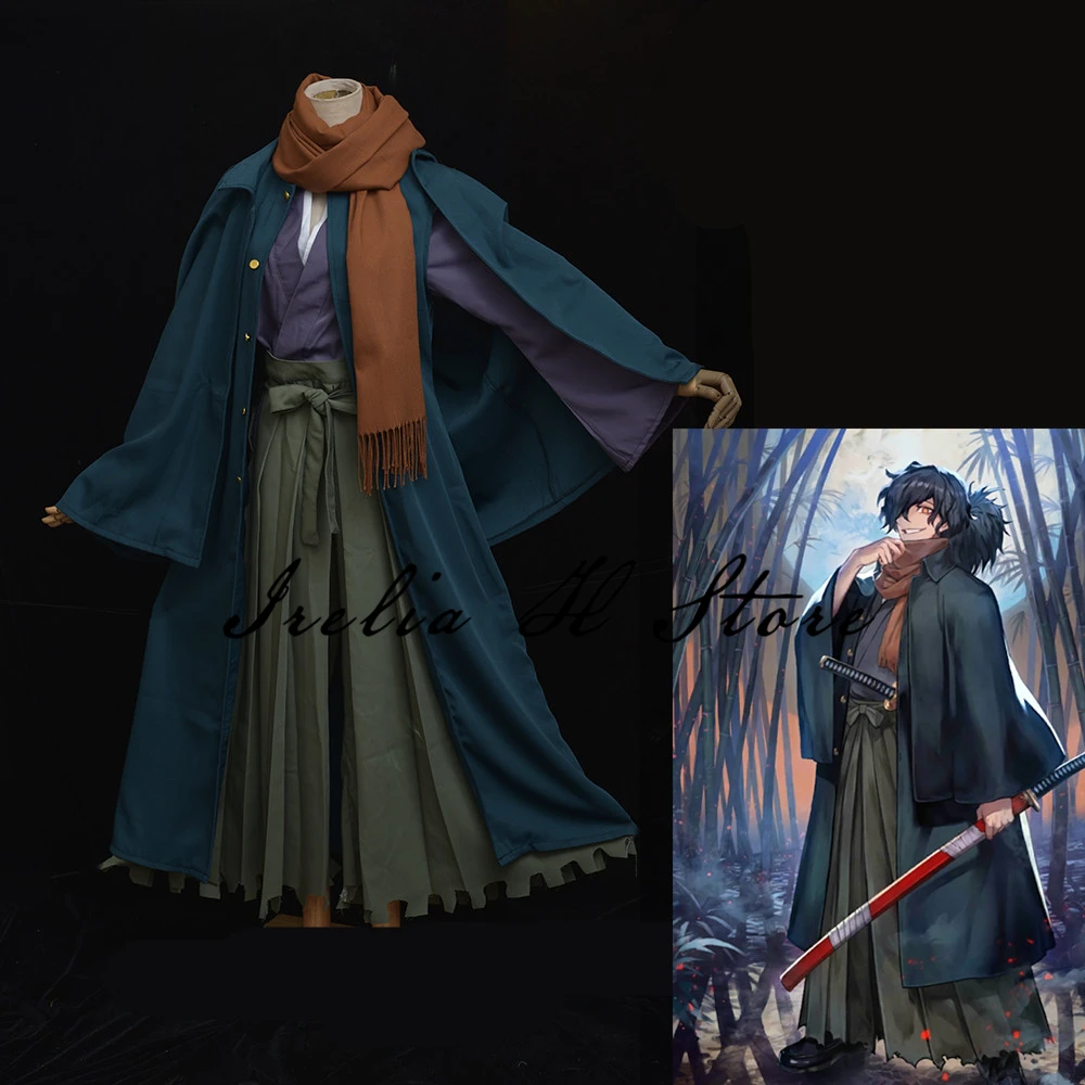 

Irelia H Store Izou Okada FGO Косплей Костюм судьба/большой заказ Izou Okada Косплей Костюм Кимоно костюмы для мужчин на заказ