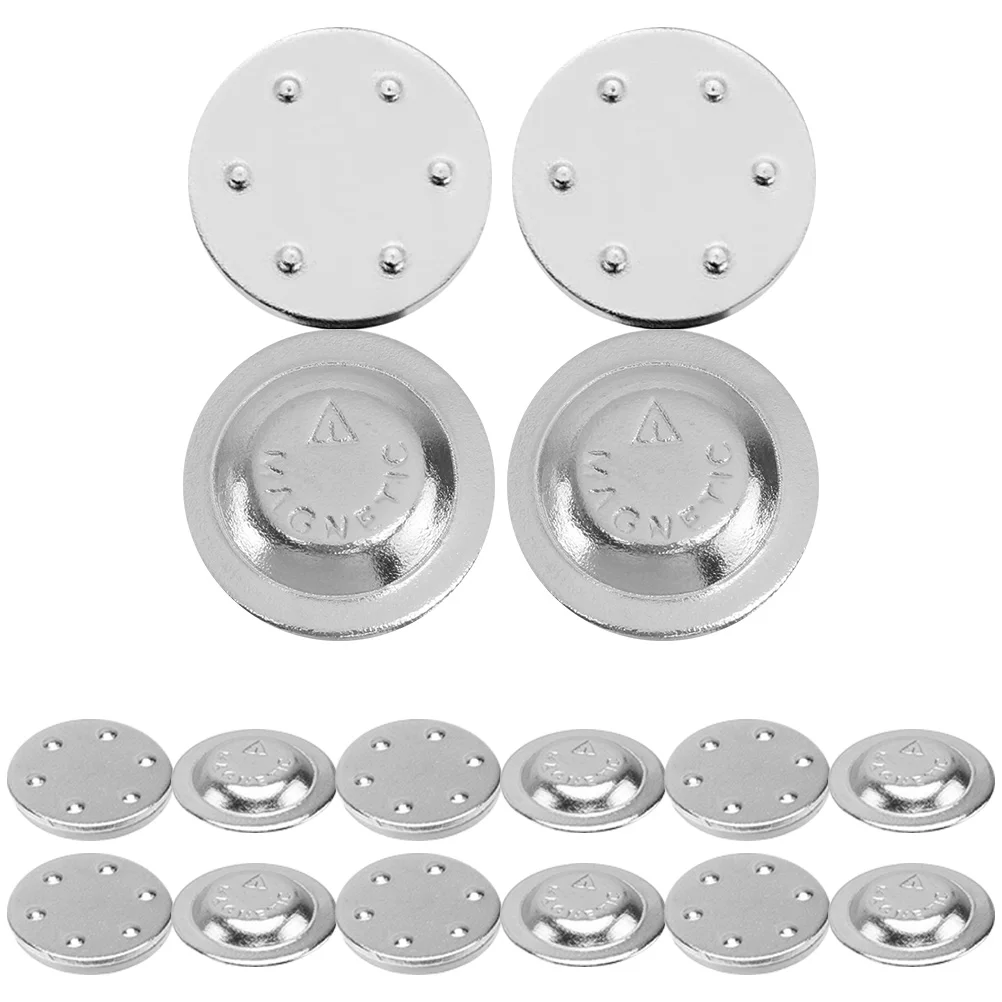 

Magnetic Button Badges Round Brooch Pin Magnet Fastener Name Tag Button Scarf Clasp Snap Buttons Adhesive Backs Clip Buckle