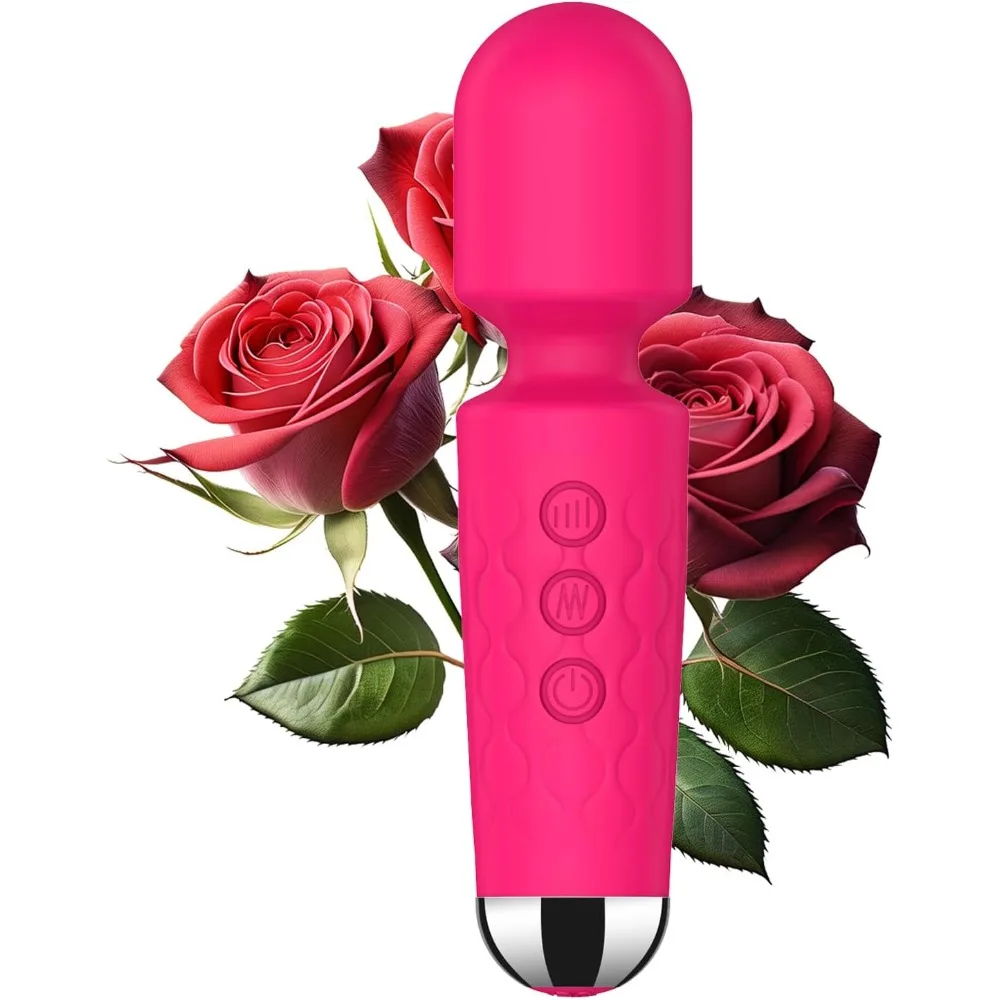 AV-Vibrator-Zauberstab, persönliches Massagegerät, Klitoris-Stimulator, Sexspielzeug für Frauen, 20 Muster, 8 Geschwindigkeiten, wiederaufladbare Mini-Vibratoren, Spielzeug für Erwachsene 1