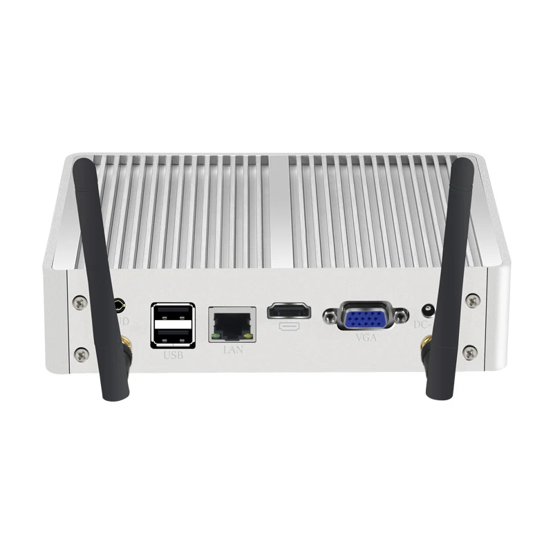 XCY Fanless Mini PC Intel Core i7 4500U i5 4200U i3 4010U Windows 10 HDMI VGA Display 300Mbps Wi-Fi Gigabit Ethernet Linux HTPC