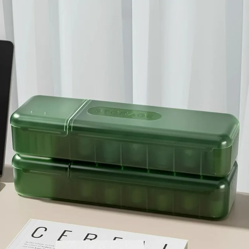 2026 Household Desktop Cable Organizer Box Large Capacity Multi-grid Data Line Charger Wire Storage Arrangement Box