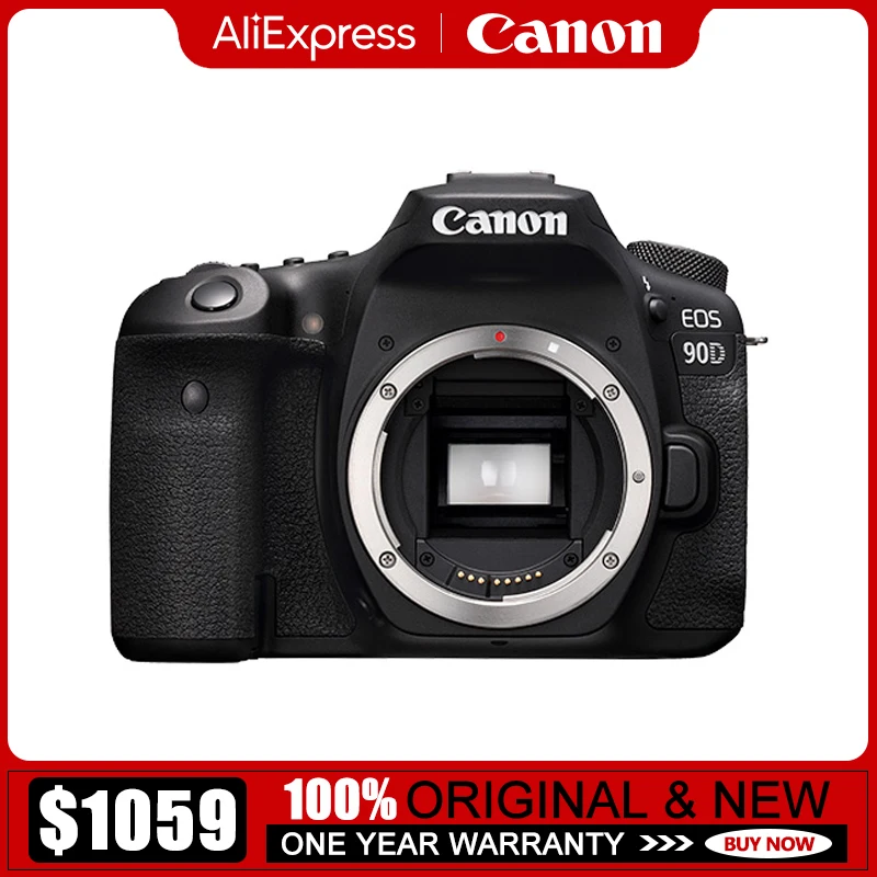 Canon 90D DSLR Cameras EOS 90D Digital Profesional APS-C Camara 4K Video  Recording 32.5 Megapixel Cameras For Photography - AliExpress