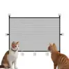 Gate for Cats Doorway Gates for Pets Safety Folding Mesh Animals Fence Childproofing for Kitten Bunny Toddler Kitchen Living 2
