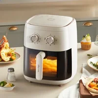 Little Bear Air Fry Pot Home Visual Flip Free New Large Capacity Air Fryer Electric French Fryer Electromechanical Oven 1