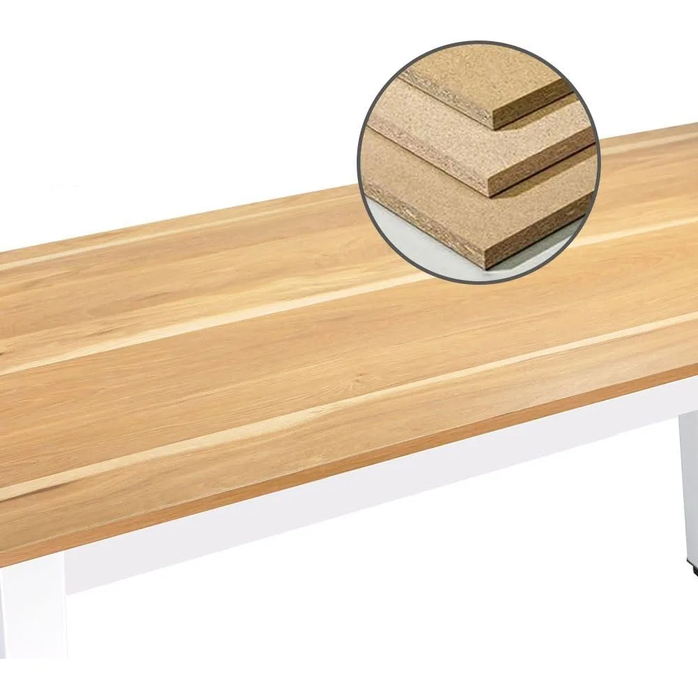 "44-inch wooden laptop desk for pc, study, and gaming - home office furniture"