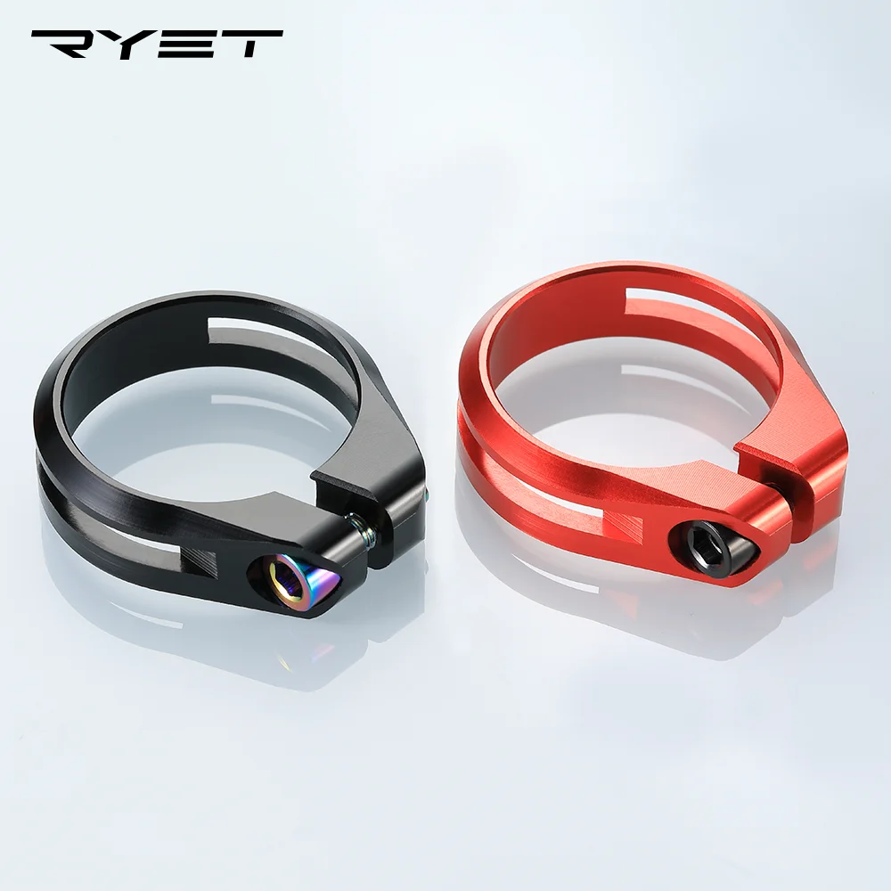 Bike Seatpost Clamp Ultralight Bike Bicycle Seat Post Clamp CNC Aluminum Alloy Cycling Saddle for 27.2/30.8/31.6mm Bicycle Part