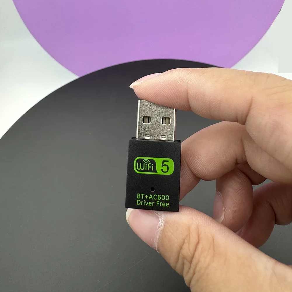 600Mbps WIFI USB Bluetooth 호환 어댑터 드라이버 무료 USB 동글 듀얼 밴드 네트워크 카드