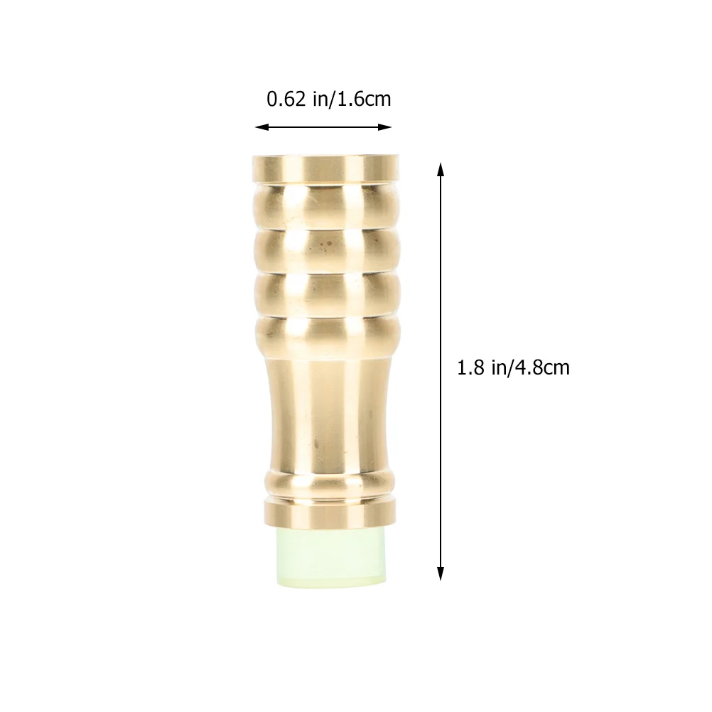 Brass Copper Feet Rubber Pad Walking Cane Tips Crutch Accessories Trekking Poles Foot Covers Cane Tips Anti Slip Health Care walking cane crutch accessory kit