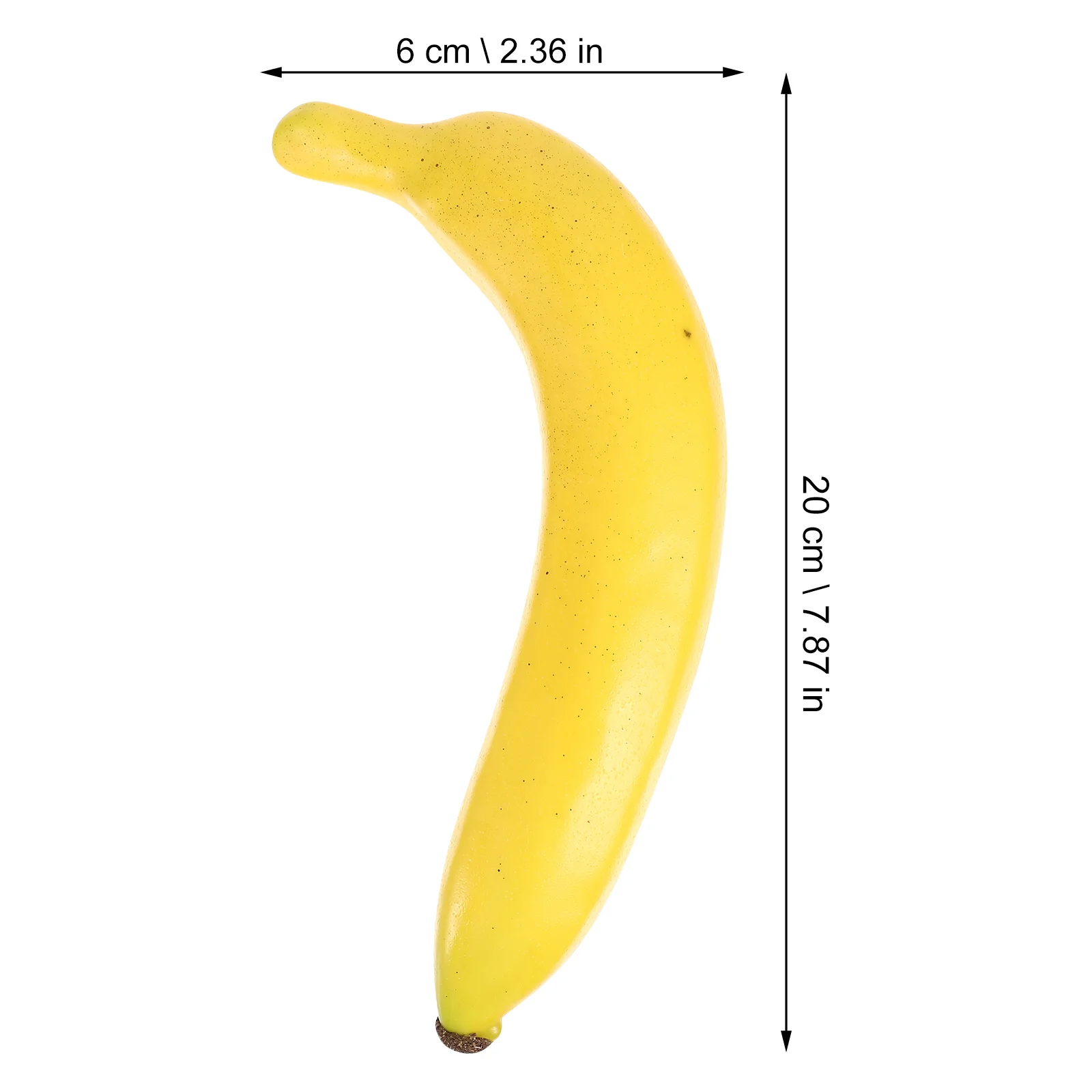 Kids Fruit Shaker Simulated Photography Early Education Props (banana)Toy Model Green Abs Baby