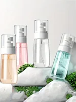 2pcs Portable Clear Spray Bottle Travel 30/60/100ml Perfume Atomizer Dispenser Bottle Mist Toner Lotion Empty Refillable Bottles 2
