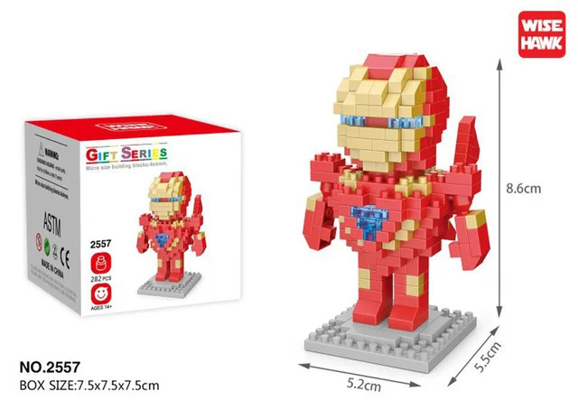Marvel Legends lega marvel Spider Man Building Blocks Iron Man Block Cartoon Character building block Captain American Kids Toys 3