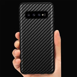 Ultra Thin Carbon Fiber Texture Shockproof Soft TPU Phone Case Cover - Samsung Note 8 (Black)