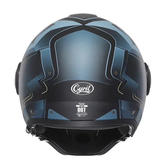 Motorcycle Helmet Full Face Open Face Helmet Modular Helmets Double Lens Quick Release Buckle Men Women CYRIL OP12A Cascos Moto 4