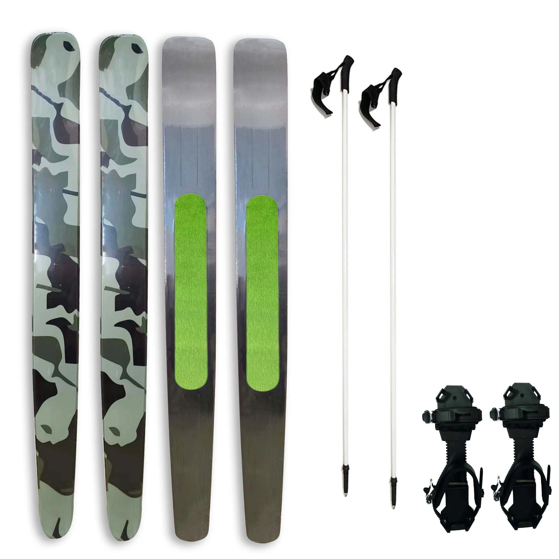 Adult Red Liuku Hunter Skis 2