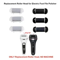 Replacement Roller Head for Electric Foot Polisher Callus Remover, 3pcs Quartz Scrubber Fine/Medium/Coarse For Pedicure 2