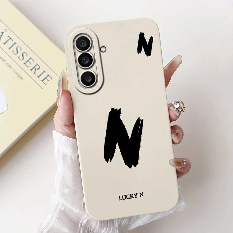 Luxury Alphabet Silicone Shockproof Case