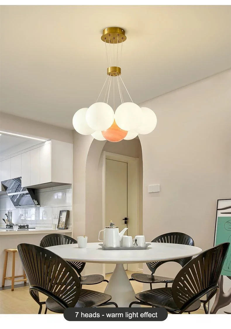 Creative Moon Ceiling Chandelier - Image 10