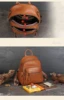 High Quality Vintage A4 Coffee Brown Black Full Grain Genuine Leather Women's Backpack Cowhide Girl Female Travel Bag Lady M1021 6