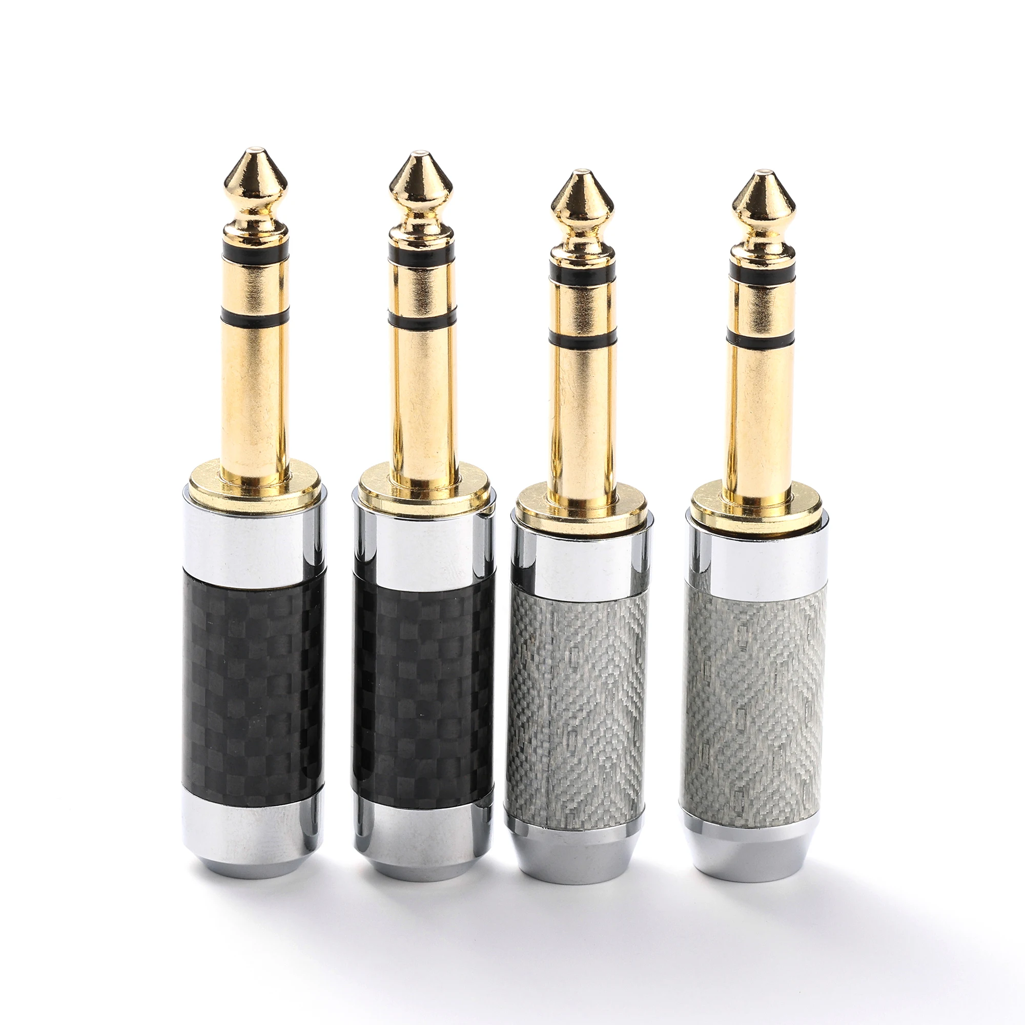 

Carbon fiber 6.35 large three core large two core plug 6.0mm port stereo mono microphone audio monitoring headphone connector