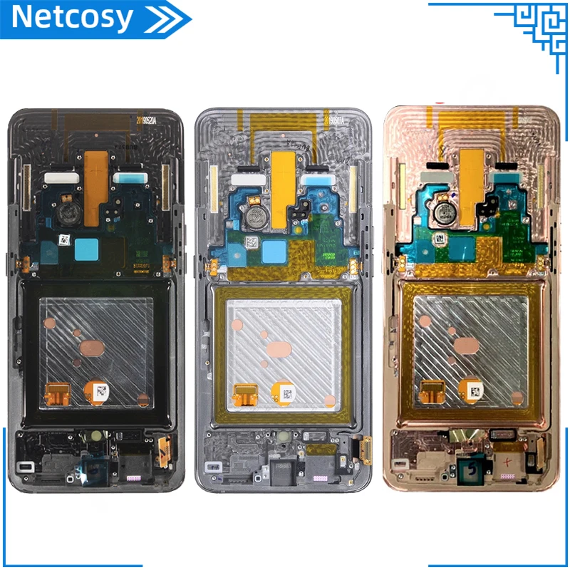 

For Samsung Galaxy A80 A805F Housing Middle Frame Bezel Plate Cover Repair Parts For Galaxy A80 Middle Frame