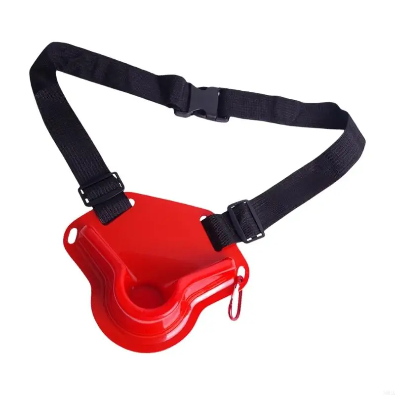 N0HA Comfortable Fishing Belt Rod Holder Adjustable Fishing Fighting Belt Rod Holder for Saltwater/Freshwater