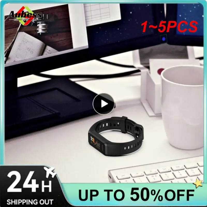 1 ~ 5 Pezzi Cinturino Per Orologio Unisex 22Mm Per Cinturino 4(Ads-B29) Cinturino Di Ricambio Per Honor Band 5I(Ads-B19) Silicone Sport