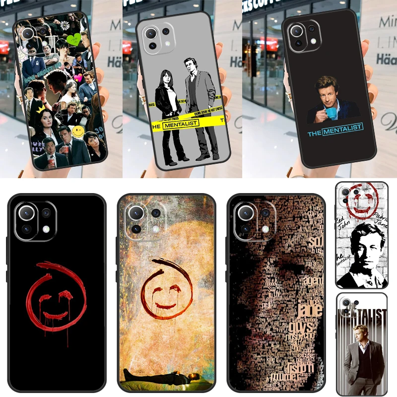 멘탈리스트 레드 존 사이몬 베이커 케이스, 포코 F5 프로 X3 X5 M4 프로 F3 X4 F4 GT 커버, 샤오미 11T 12T 프로 11 12 13 라이트용