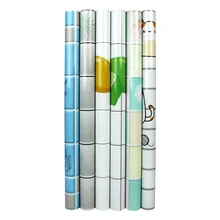 

PVC Self-Adhesive Wallpaper for Walls In Rolls for Kitchen Splashback Oil-Proof Table Decorative Vinyls for Walls Wall Stickers